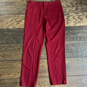 Zara cardinal Red/ Maroon Pants